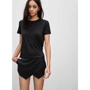Aritzia Talula Berklee Skort Shorts Charcoal 2
